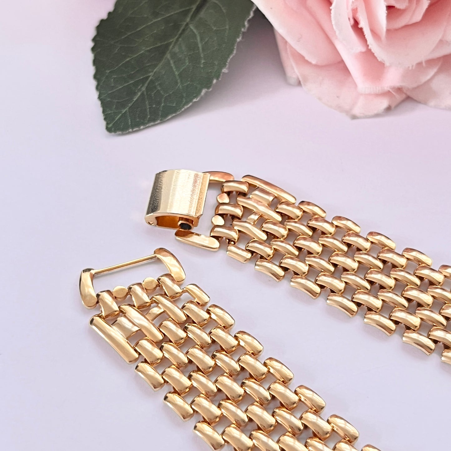 1980s Gold Plated Statement Collar Necklace