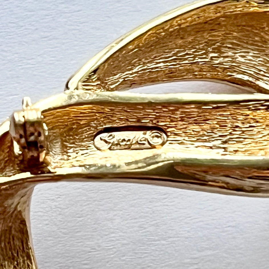 1960s Grossé Gold Plated Brooch