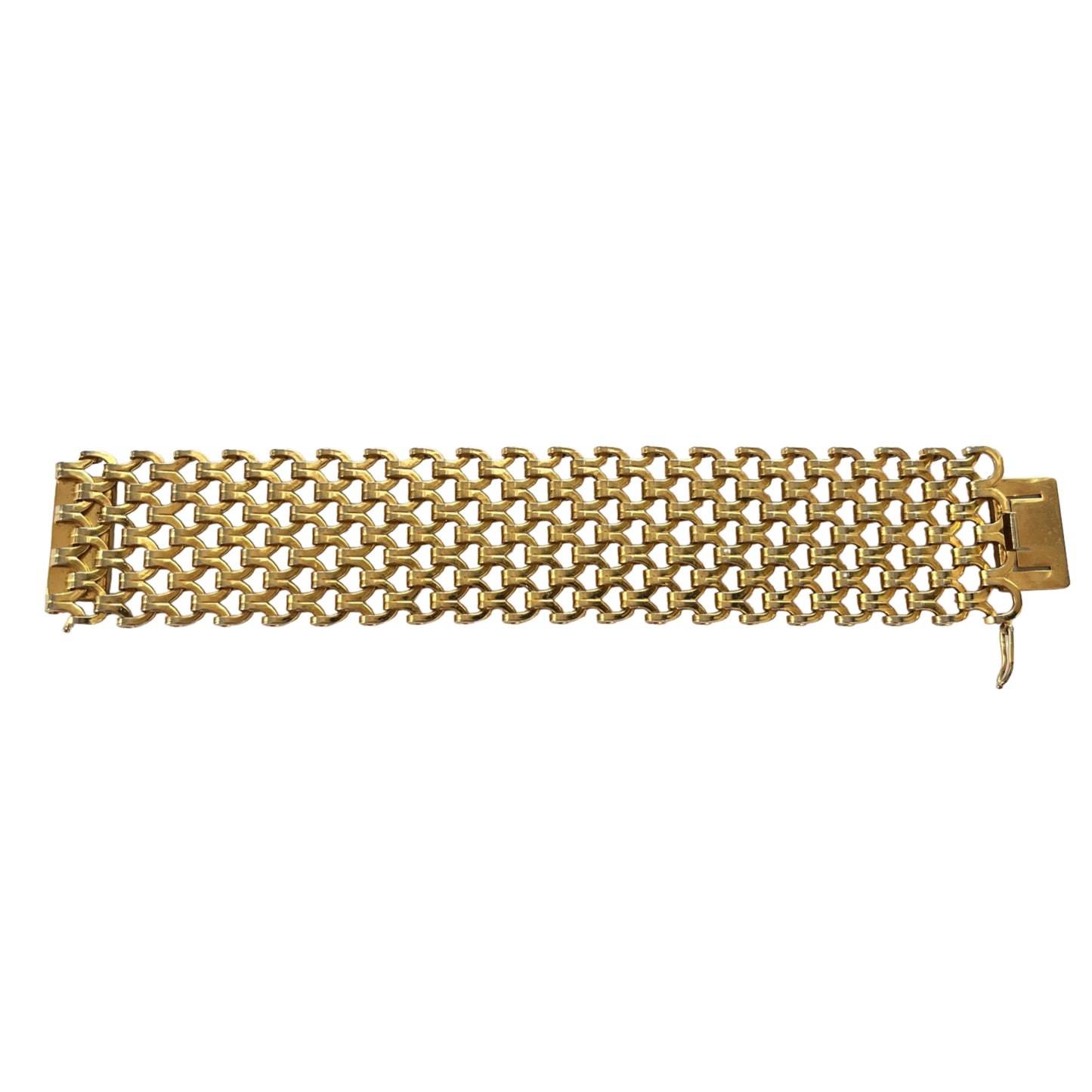1960s Grossé Gold Plated Chunky Chain Bracelet