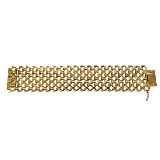 1960s Grossé Gold Plated Chunky Chain Bracelet