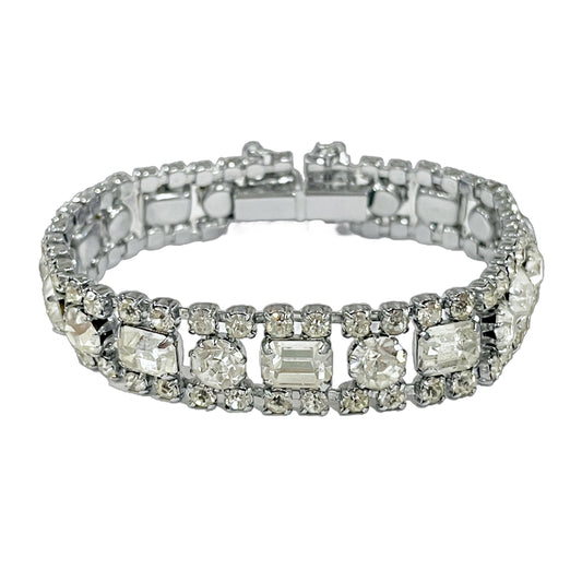 1950s Beautiful Diamanté Sparkly Bracelet