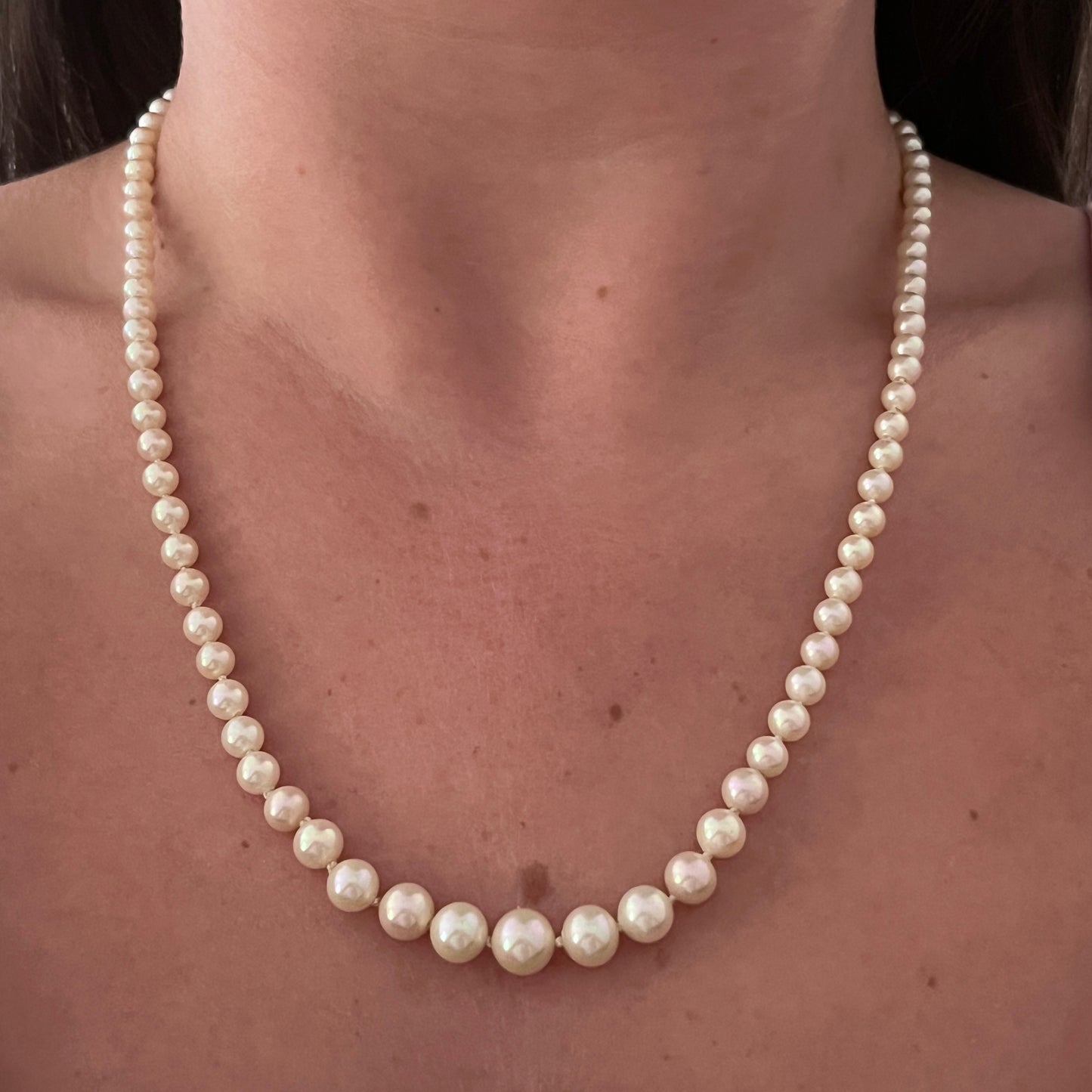 1950s Faux Pearl Necklace
