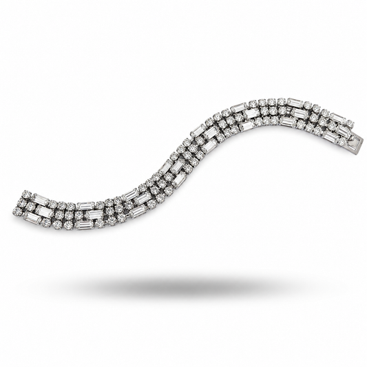 1950s Diamanté Sparkly Bracelet