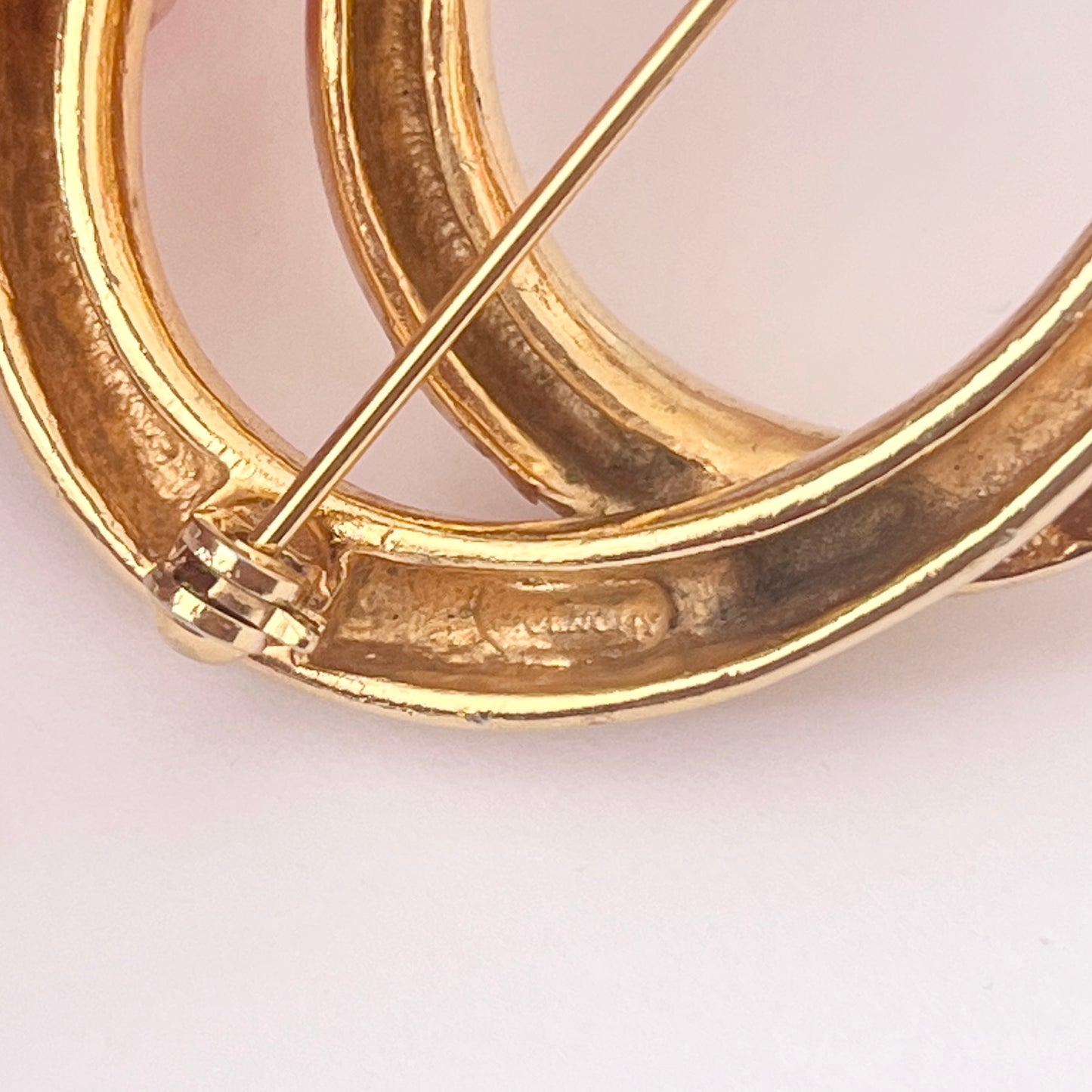 1980s Givenchy Gold Plated Brooch