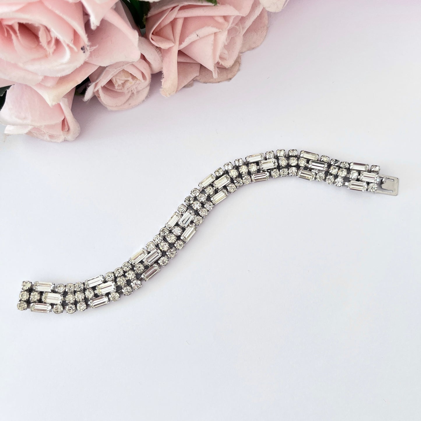 1950s Diamanté Sparkly Bracelet