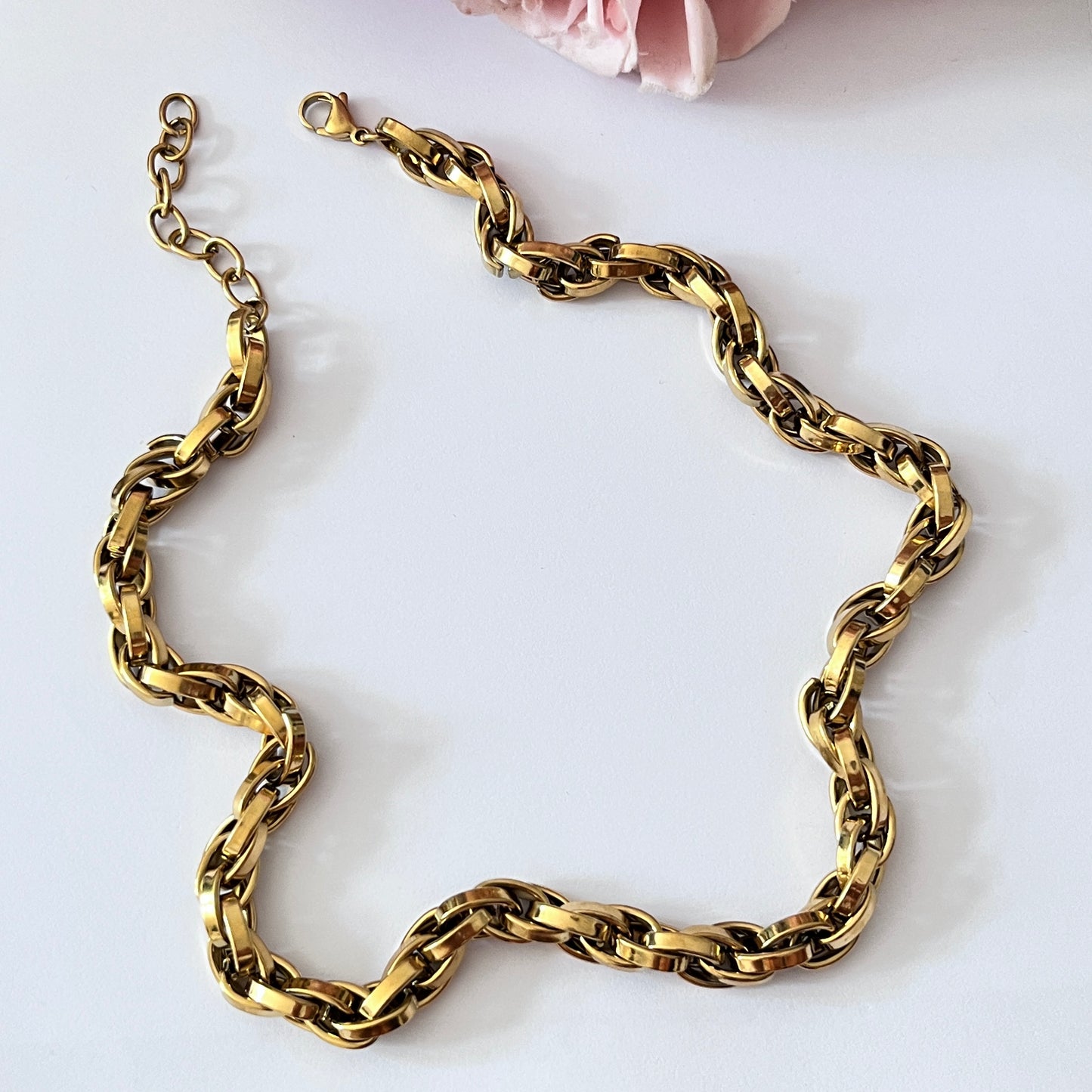 14k Gold Plated Chain Necklace