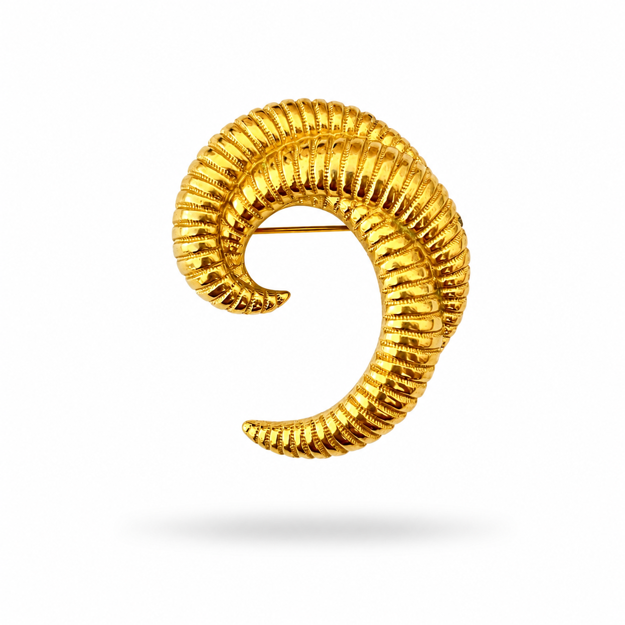 1980s Monet Gold Plated Statement Brooch