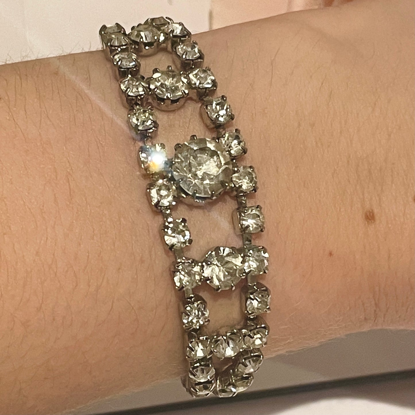 1950s Sparkly Diamanté Bracelet