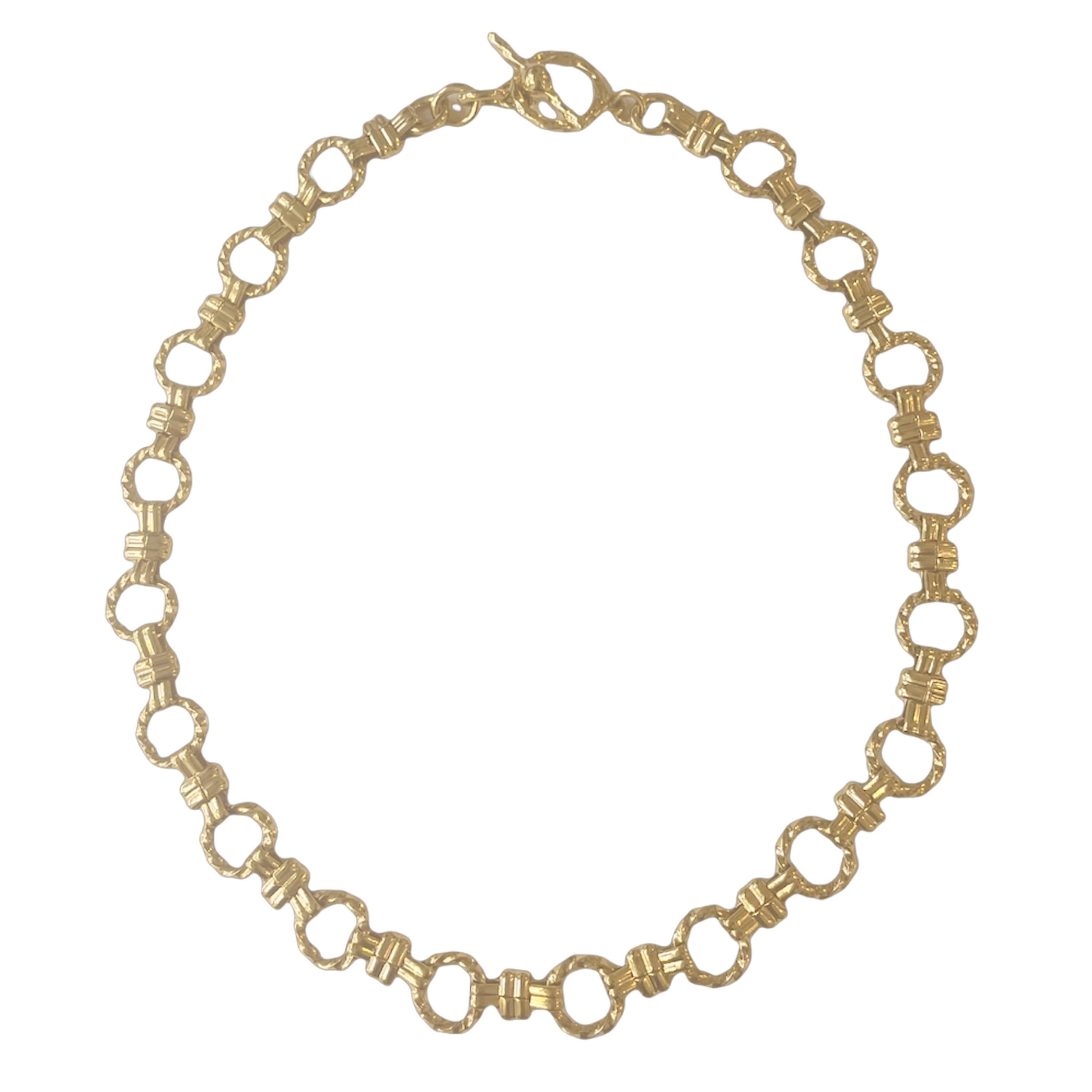 Monet Chunky Gold Double Curb Chain Necklace | Vintage Jewelry - BOÎTE  LAQUE – BOITE LAQUE