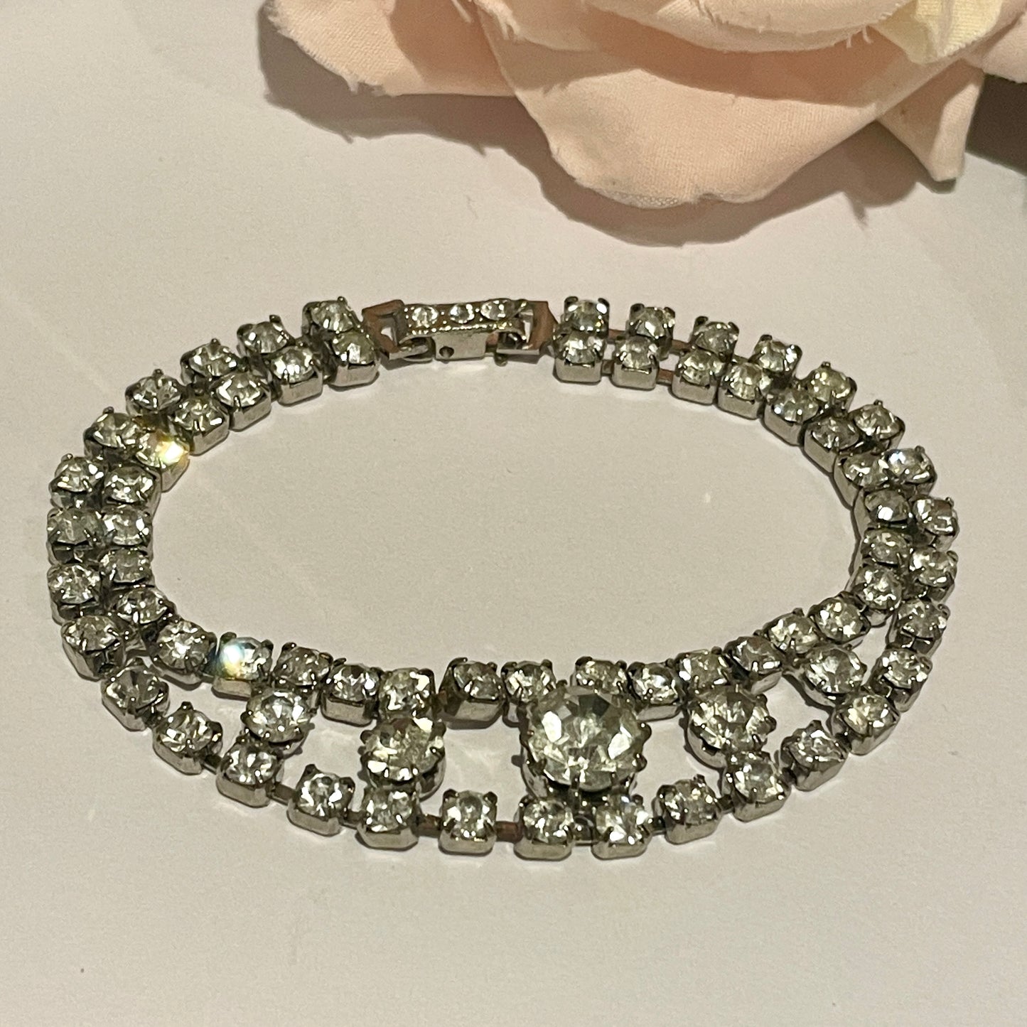 1950s Sparkly Diamanté Bracelet